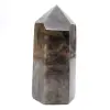 Prisma de microclina de Madagascar - Gabinete de piedra lunar negra - 0