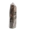 Prisma de microclina geométrica - Piedra lunar negra de Madagascar - 3