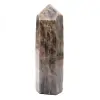 Ejemplar en prisma de microclina - Selección de piedra lunar negra - 0