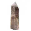 Prisma de microclina de Madagascar - Piedra lunar negra pura - 1