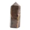 Prisma de microclina de Madagascar - Piedra lunar negra pura - 2