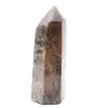 Prisma de microclina de Madagascar - Piedra lunar negra pura - 3