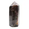Prisma de piedra lunar negra de Madagascar - Microclina densa - 1