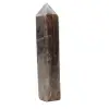 Prisma de microclina ligero - Piedra lunar negra de Madagascar - 2