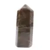 Prisma de microclina alargado - Piedra lunar negra coleccionable - 0