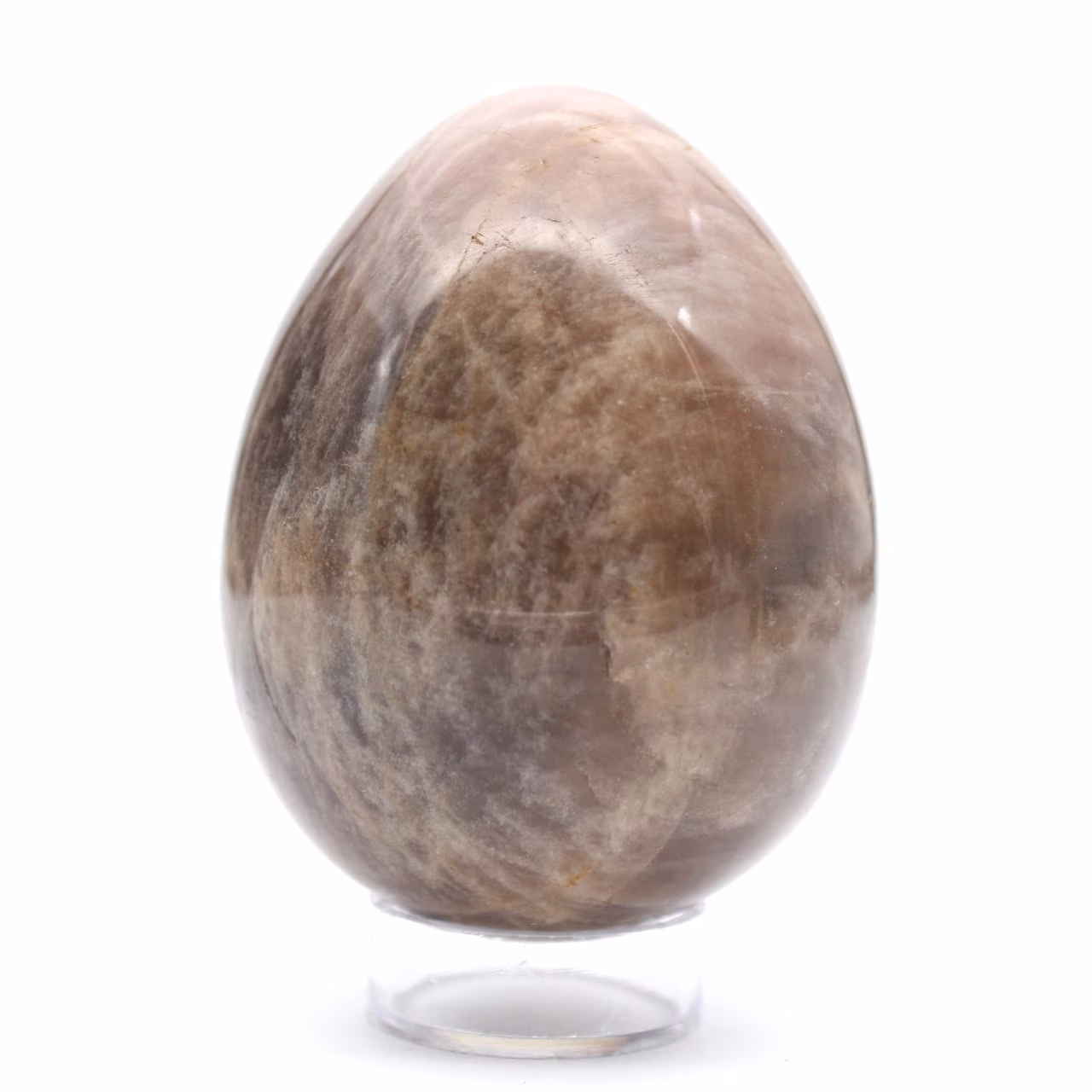 Microclina de Madagascar - Huevo de Piedra Negra