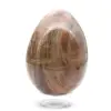 Huevo de piedra lunar negra de Madagascar (355 g) - 1