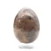 Huevo de microclina de piedra lunar negra - 2