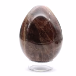 Huevo de piedra lunar negra - Microclina