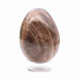 Huevo de microclina de Madagascar negra 235 g
