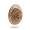 Huevo de piedra lunar negra 205 g - 2