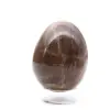 Huevo de piedra lunar negra - 205 g - 1