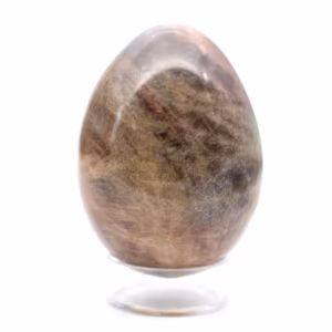 Huevo de piedra lunar negra 175 g