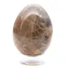 Huevo de piedra lunar negra - 205 g - 0