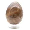 Huevo de piedra lunar negra - 205 g - 1