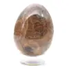 Huevo de piedra lunar negra - 205 g - 2