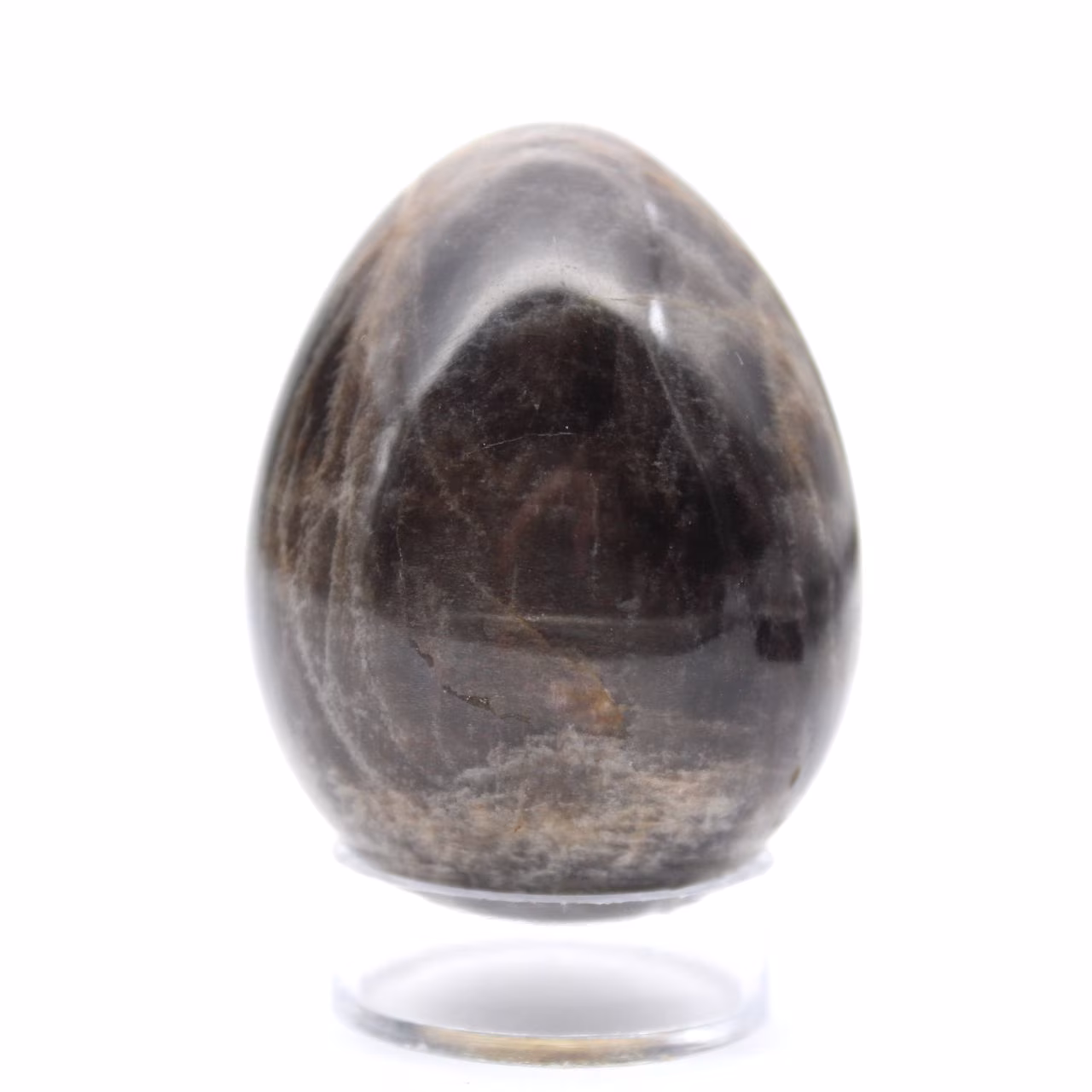 Huevo de piedra lunar negra 145 g