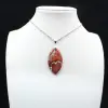 Colgante de jaspe rojo de Madagascar - 1
