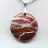Joyas de jaspe rojo de Madagascar