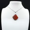 Colgante mineral de jaspe rojo - 1