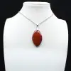 Joyería mineral de jaspe rojo - 1