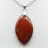 Joyería mineral de jaspe rojo