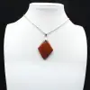 Colgante pequeño de jaspe rojo - 1