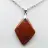 Colgante pequeño de jaspe rojo