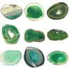 Lámina de ágata verde natural – Pieza decorativa 250 g - 0