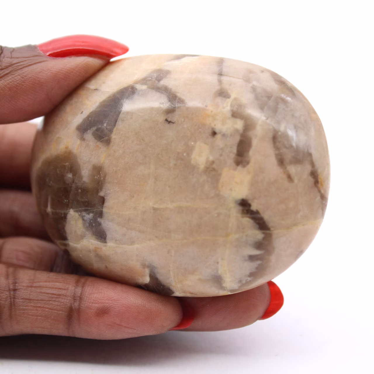 Guijarro de feldespato de Madagascar – Muestra mineral