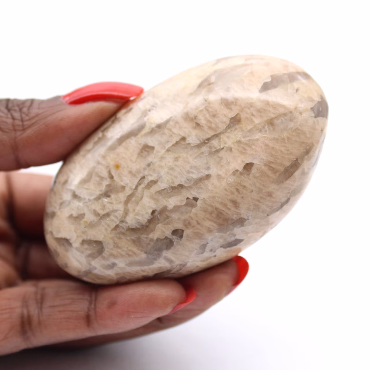 Guijarro natural de feldespato malgache – Colección de minerales
