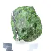 Cromópsido finlandés en bruto sobre una base de piedra verde, 135 g - 6