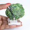 Cromópsido finlandés en bruto sobre una base de piedra verde, 135 g - 1