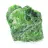 Diópsido de cromo natural en bruto, ejemplar verde de Finlandia, 80 g
