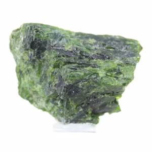 Cromidópsido en bruto, mineral verde de colección, Finlandia, 80 g