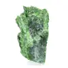 Cromodiópsido finlandés en bruto, muestra verde sobre base de 80 g. - 3