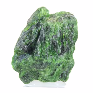 Piroxeno de cromo crudo de Finlandia, cromdiópsido 100 g