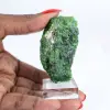 Cromidópsido en bruto sobre una base, piedra verde escandinava, 60 g - 1