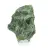 Cromodiópsido en bruto, mineralogía de Finlandia sobre un soporte de 65 g
