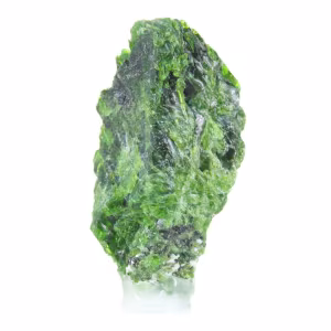 Diópsido de cromo verde de Finlandia, pieza de coleccionista en bruto, 65 g