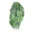 Diópsido de cromo verde de Finlandia, pieza de coleccionista en bruto, 65 g