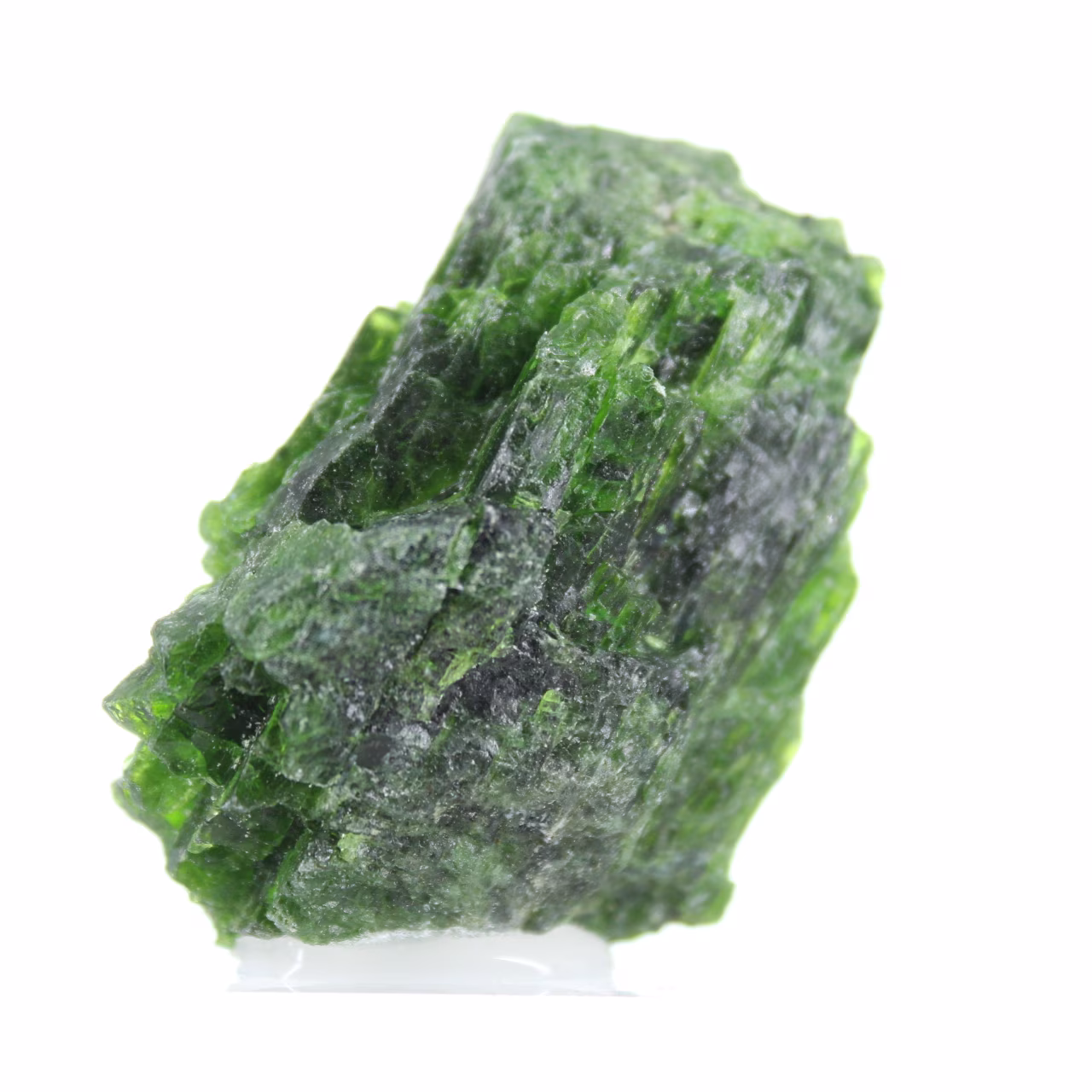 Piedra de cromdiópsido en bruto de Finlandia, piroxeno de cromo, 55 g