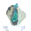 Ejemplar mineralógico de brochantita verde de Chile sobre una base. - 4