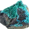 Ejemplar mineralógico de brochantita verde de Chile sobre una base. - 5