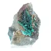 Mineral de brochantita verde en bruto de Chile en ganga - 0