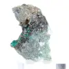 Mineral de brochantita verde en bruto de Chile en ganga - 4