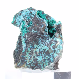 Cristales de brochantita en bruto de Chile - Pieza de exhibición