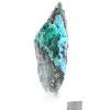 Muestra de mineral brochantita en bruto de Chile sobre base. - 2