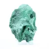 Malaquita sedosa del Congo-Kinshasa, mineral de colección sobre peana - 4