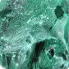 Malaquita sedosa del Congo-Kinshasa, mineral de colección sobre peana - 5